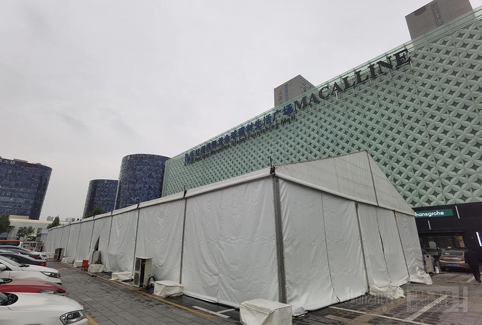 鄭州華熠篷房租賃公司搭建戶(hù)外白色歐式篷房