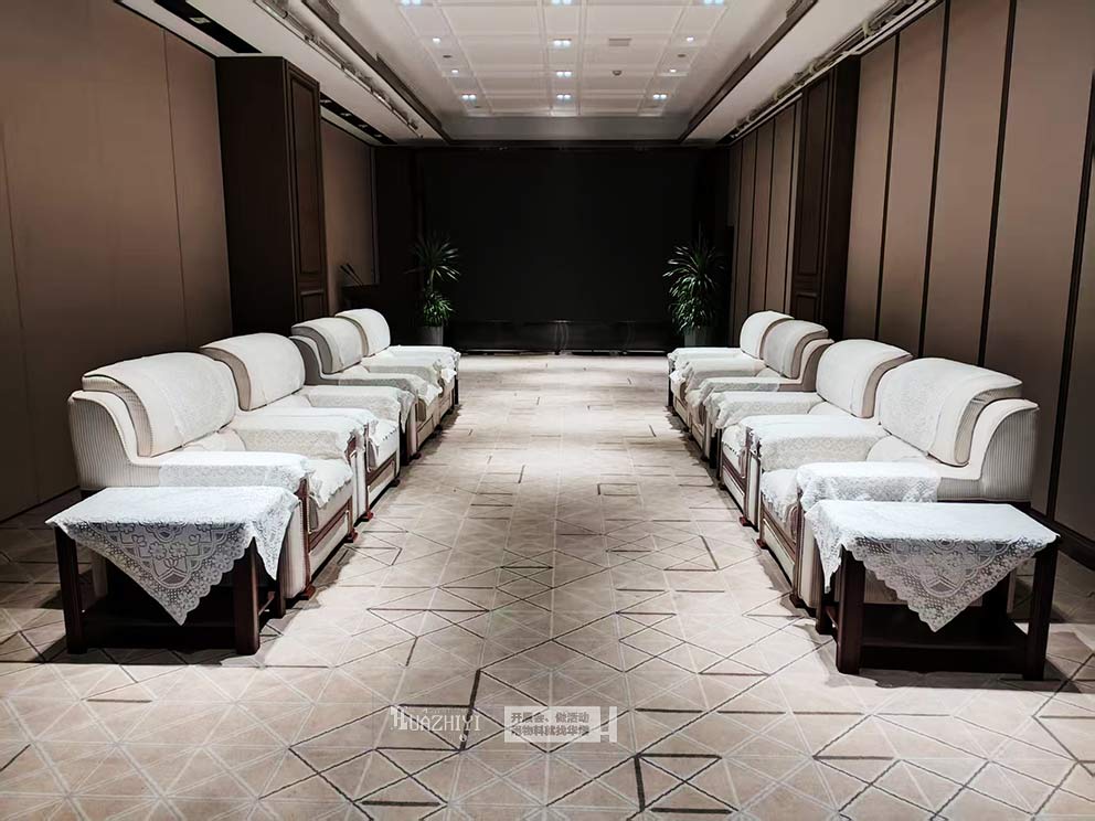 農商銀行簽約儀式，洛陽桌椅沙發出租助力場地布置
